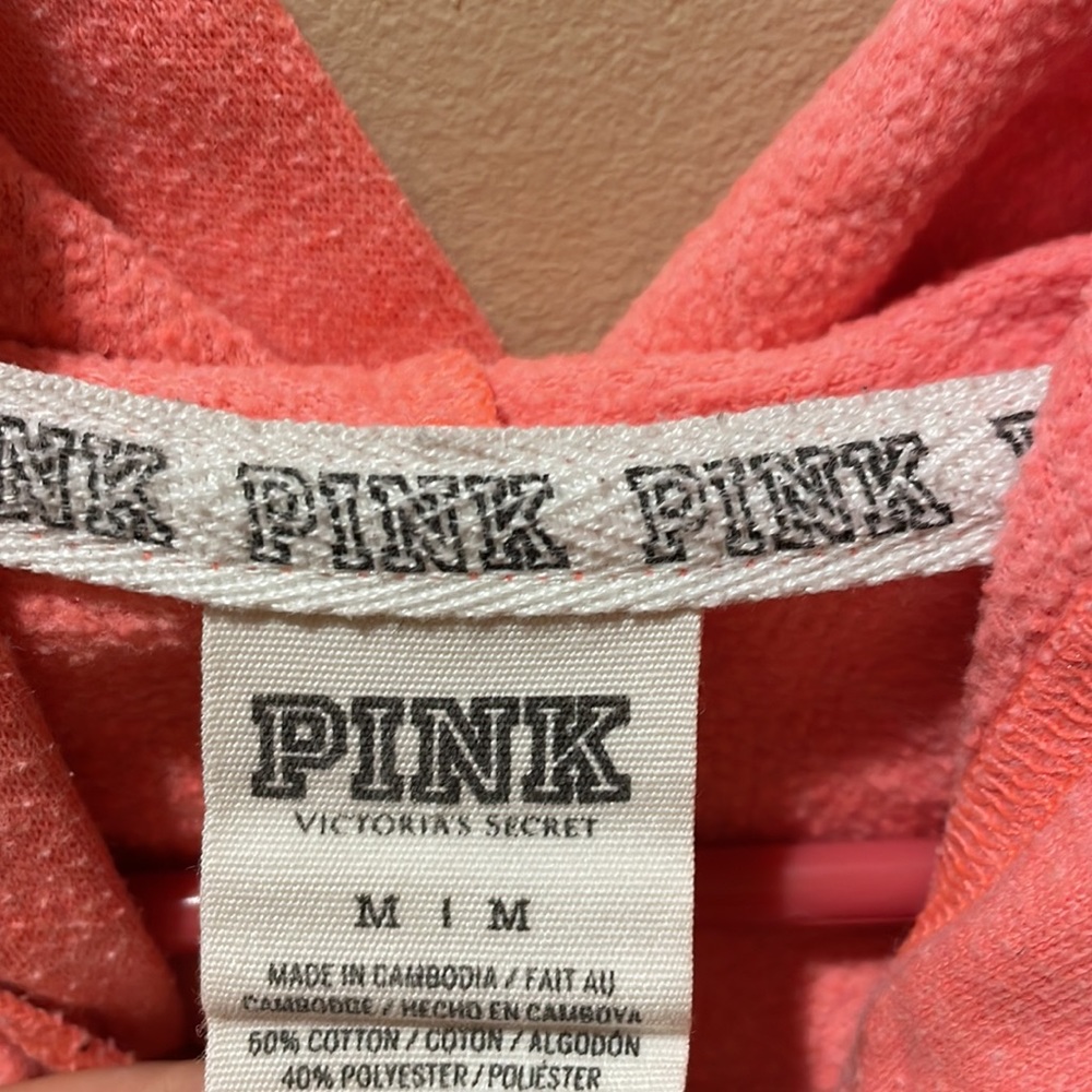 Pink Victoria Secret hoodie - Picture 3 of 5